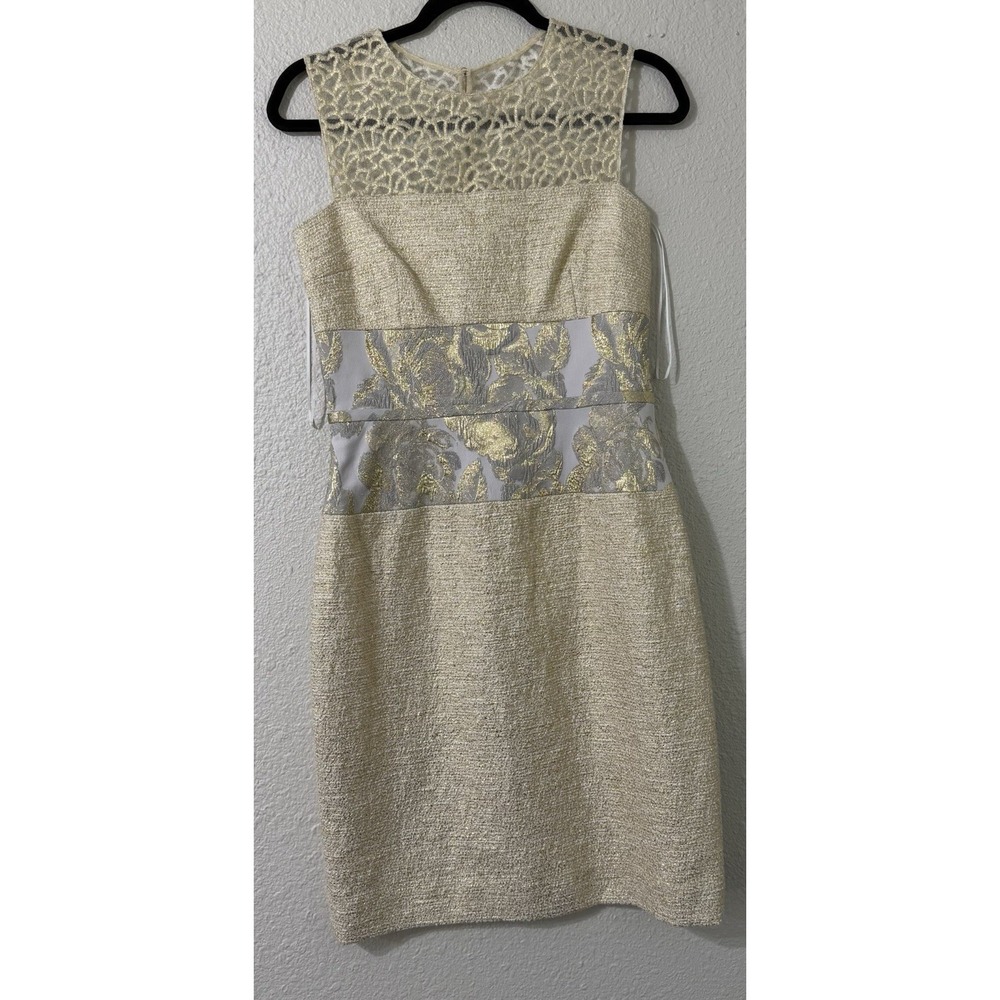 rickie freeman teri jon dress 6 Formal Event Party Pencil Dress Knee Length